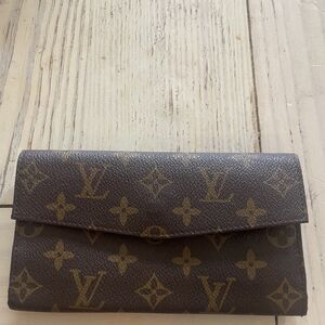 Louis Vuitton leather wallet
